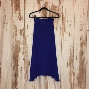Royal Blue Maxi Skirt Girls Size 10